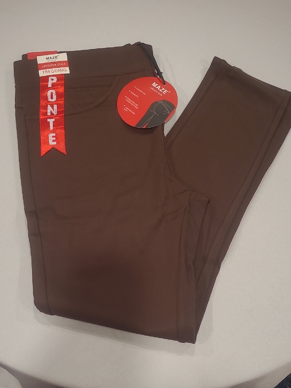 MAZE COLLECTION Levanta Cola Tregging Ponte. 2X Brown